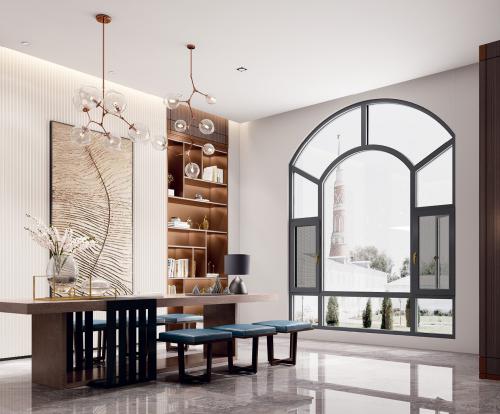 100斷橋窗紗一體